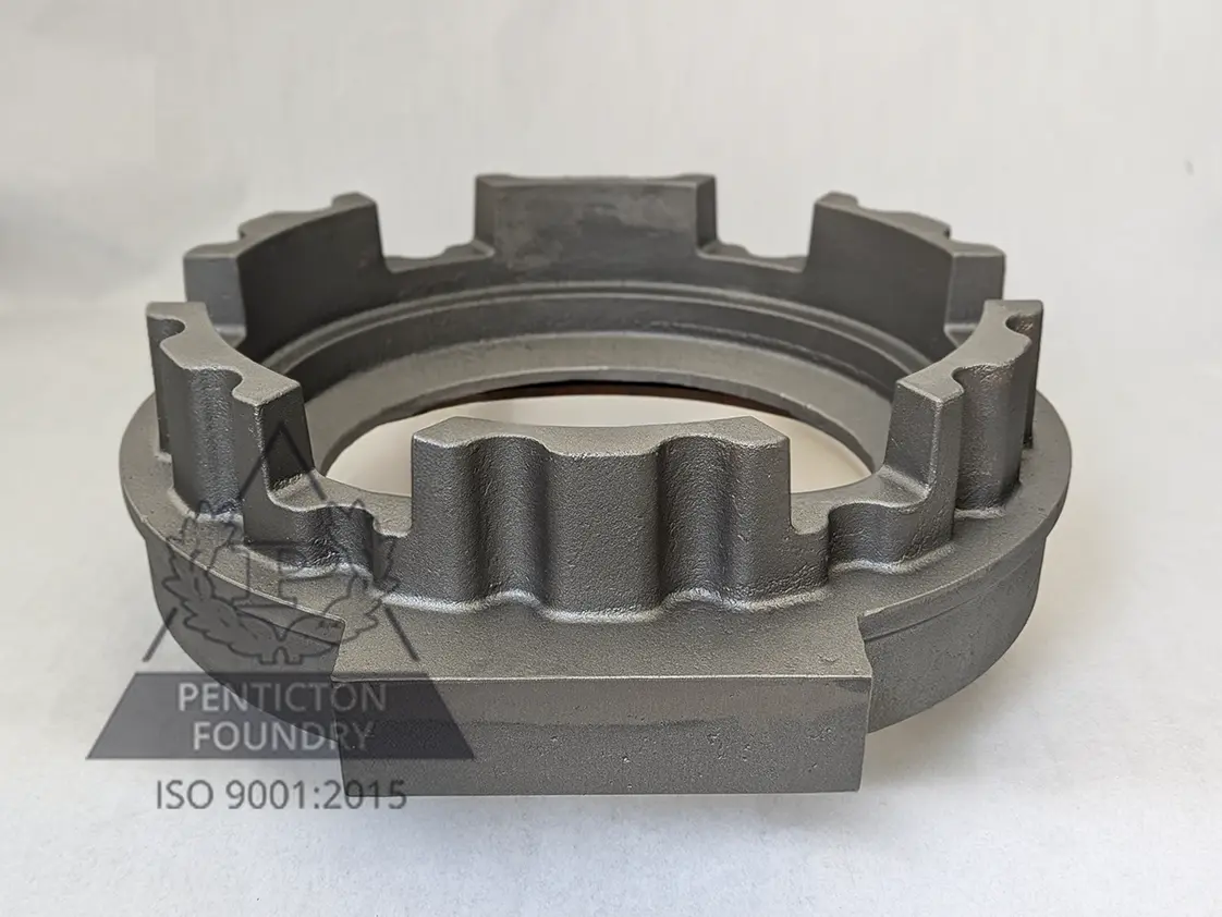 Ductile iron transmission frame for the power transmission industry Ductile iron transmission frame for the power transmission industry